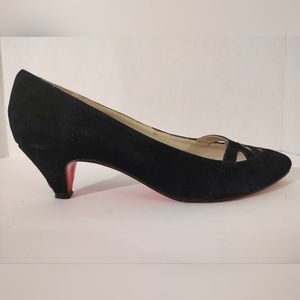 Low Heel Suede Louboutin 38 Narrow